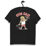 Gym Blond Hair Tan Skin Tone Glasses Long Moustache Dad T-Shirt