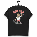 Gym Blond Hair Tan Skin Tone No-Glasses Bald Beard Dad T-Shirt