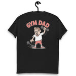 Gym Brown Hair Light Skin Tone Glasses Medium Moustache & Chin Beard Dad T-Shirt