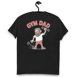 Gym Brown Hair Light Skin Tone Glasses Short Beard Dad T-Shirt