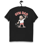 Gym Brown Hair Light Skin Tone No-Glasses Bald Beard Dad T-Shirt