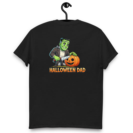 Halloween Dad T-Shirt with Front Logo and Back Print