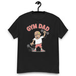 Gym Blond Hair Tan Skin Tone Glasses Bald Stubble Dad T-Shirt