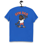 Gym Black Hair Dark Skin Tone No-Glasses Long Beard Dad T-Shirt