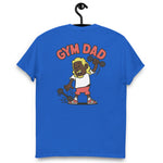 Gym Blond Hair Dark Skin Tone No-Glasses Long Moustache & Chin Beard Dad T-Shirt