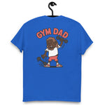 Gym Brown Hair Dark Skin Tone No-Glasses Long Moustache & Chin Beard Dad T-Shirt