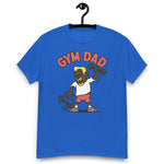 Gym Blond Hair Dark Skin Tone Glasses Medium Moustache & Chin Beard Dad T-Shirt
