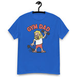 Gym Blond Hair Light Skin Tone Glasses Long Beard Dad T-Shirt