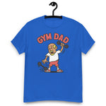 Gym Blond Hair Tan Skin Tone No-Glasses Bald Moustache & Chin Beard Dad T-Shirt
