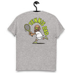 Tennis Brown Hair Tan Skin Tone No-Glasses Bald Beard Dad T-Shirt
