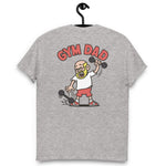 Gym Blond Hair Light Skin Tone Glasses Bald Beard Dad T-Shirt