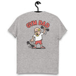 Gym Blond Hair Light Skin Tone Glasses Bald Moustache & Chin Beard Dad T-Shirt