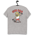 Gym Blond Hair Light Skin Tone Glasses Long Beard Dad T-Shirt