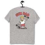 Gym Blond Hair Light Skin Tone No-Glasses Medium Moustache & Chin Beard Dad T-Shirt