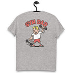 Gym Blond Hair Light Skin Tone No-Glasses Short Stubble Dad T-Shirt