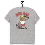 Gym Blond Hair Tan Skin Tone No-Glasses Long Moustache Dad T-Shirt