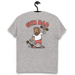 Gym Brown Hair Tan Skin Tone No-Glasses Medium Beard Dad T-Shirt