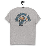 Mechanic Brown Hair Tan Skin Tone No-Glasses Moustache & Chin Beard Dad T-Shirt