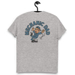 Mechanic Brown Hair Tan Skin Tone No-Glasses Stubble Dad T-Shirt