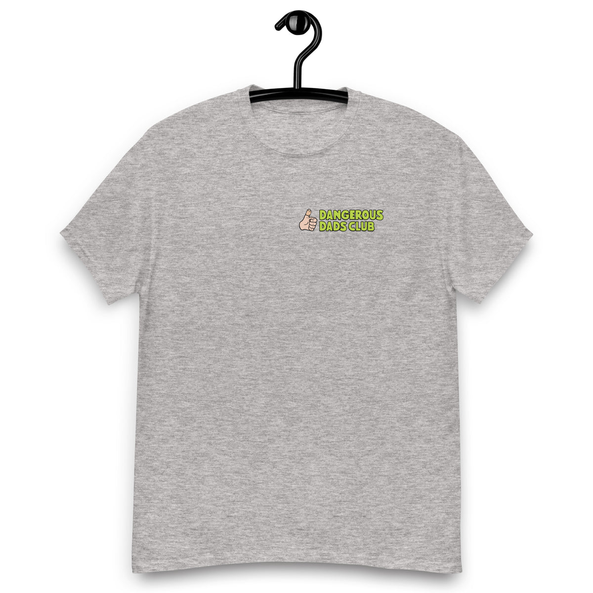 Tennis Brown Hair Light Skin Tone Glasses Long Stubble Dad T-Shirt