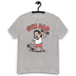 Gym Black Hair Light Skin Tone No-Glasses Long Moustache & Chin Beard Dad T-Shirt