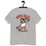 Gym Black Hair Tan Skin Tone Glasses Long Moustache Dad T-Shirt