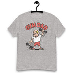 Gym Blond Hair Light Skin Tone Glasses Bald Stubble Dad T-Shirt