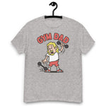 Gym Blond Hair Light Skin Tone No-Glasses Long Moustache & Chin Beard Dad T-Shirt