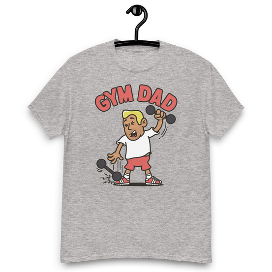 Gym Blond Hair Tan Skin Tone No-Glasses Medium Stubble Dad T-Shirt