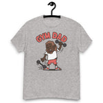 Gym Brown Hair Dark Skin Tone No-Glasses Long Moustache & Chin Beard Dad T-Shirt