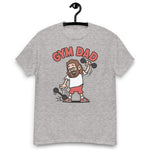 Gym Brown Hair Light Skin Tone Glasses Long Beard Dad T-Shirt