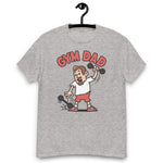 Gym Brown Hair Light Skin Tone No-Glasses Medium Moustache & Chin Beard Dad T-Shirt