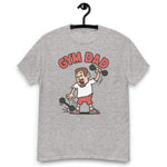Gym Brown Hair Light Skin Tone No-Glasses Short Moustache & Chin Beard Dad T-Shirt
