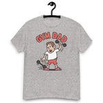 Gym Brown Hair Light Skin Tone No-Glasses Short Stubble Dad T-Shirt