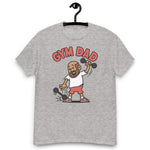 Gym Brown Hair Tan Skin Tone No-Glasses Bald Beard Dad T-Shirt