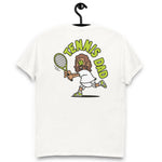 Tennis Brown Hair Tan Skin Tone No-Glasses Long Beard Dad T-Shirt