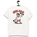 Gym Black Hair Light Skin Tone Glasses Medium Stubble Dad T-Shirt