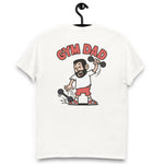 Gym Black Hair Light Skin Tone No-Glasses Short Beard Dad T-Shirt