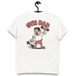Gym Black Hair Light Skin Tone No-Glasses Short Moustache Dad T-Shirt