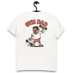 Gym Black Hair Tan Skin Tone Glasses Short Moustache Dad T-Shirt