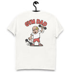Gym Blond Hair Light Skin Tone Glasses Bald Stubble Dad T-Shirt