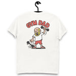 Gym Blond Hair Light Skin Tone No-Glasses Bald Beard Dad T-Shirt