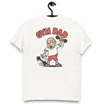 Gym Blond Hair Light Skin Tone No-Glasses Bald Stubble Dad T-Shirt