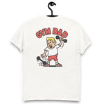 Gym Blond Hair Light Skin Tone No-Glasses Medium Moustache Dad T-Shirt