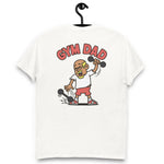 Gym Blond Hair Tan Skin Tone Glasses Bald Moustache & Chin Beard Dad T-Shirt