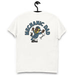 Mechanic Blond Hair Dark Skin Tone No-Glasses Beard Dad T-Shirt