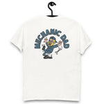 Mechanic Blond Hair Light Skin Tone Glasses Beard Dad T-Shirt