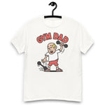 Gym Blond Hair Light Skin Tone No-Glasses Bald Stubble Dad T-Shirt