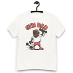 Gym Brown Hair Dark Skin Tone No-Glasses Short Stubble Dad T-Shirt