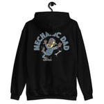 Mechanic Blond Hair Dark Skin Tone Glasses Beard Dad Hoodie